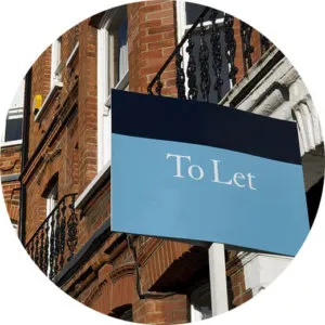 To let sign displayed on a home after a landlord had received landlord advice from Slater and Brandley